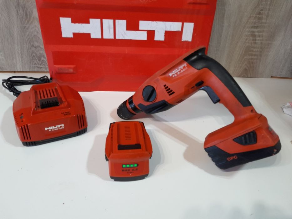 HILTI TE 2-A22 akumulatorowa młotowiertarka udar SDS plus 2x5.2ah