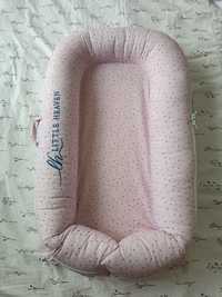 Kokon niemowlęcy bawełniany z materacykiem