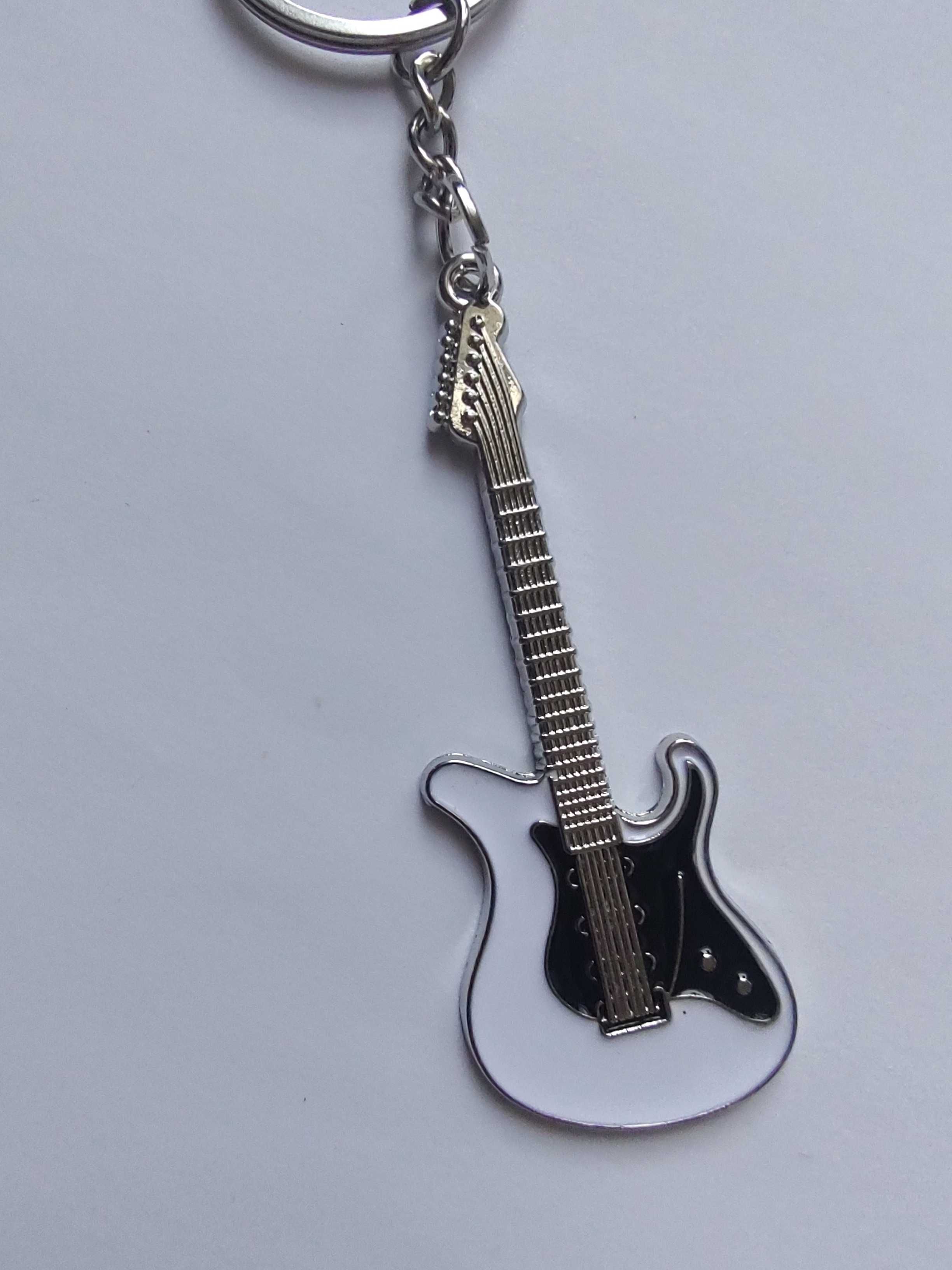 Brelok gitara elektryczna,rock,metal, prezent Walentynki