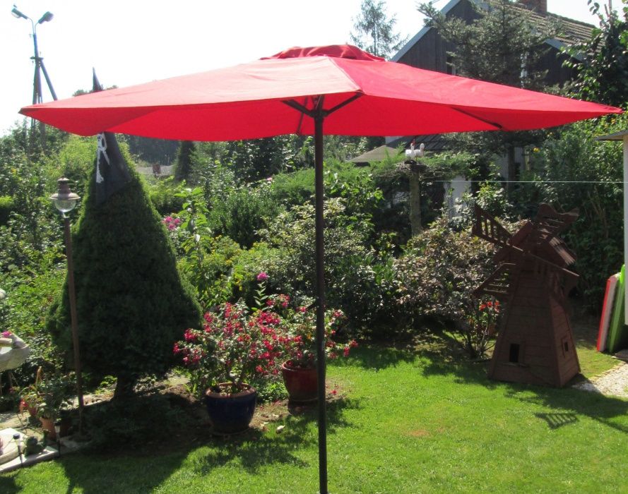 Parasol ogrodowy tarasowy przeciw słoneczny śr.260cm