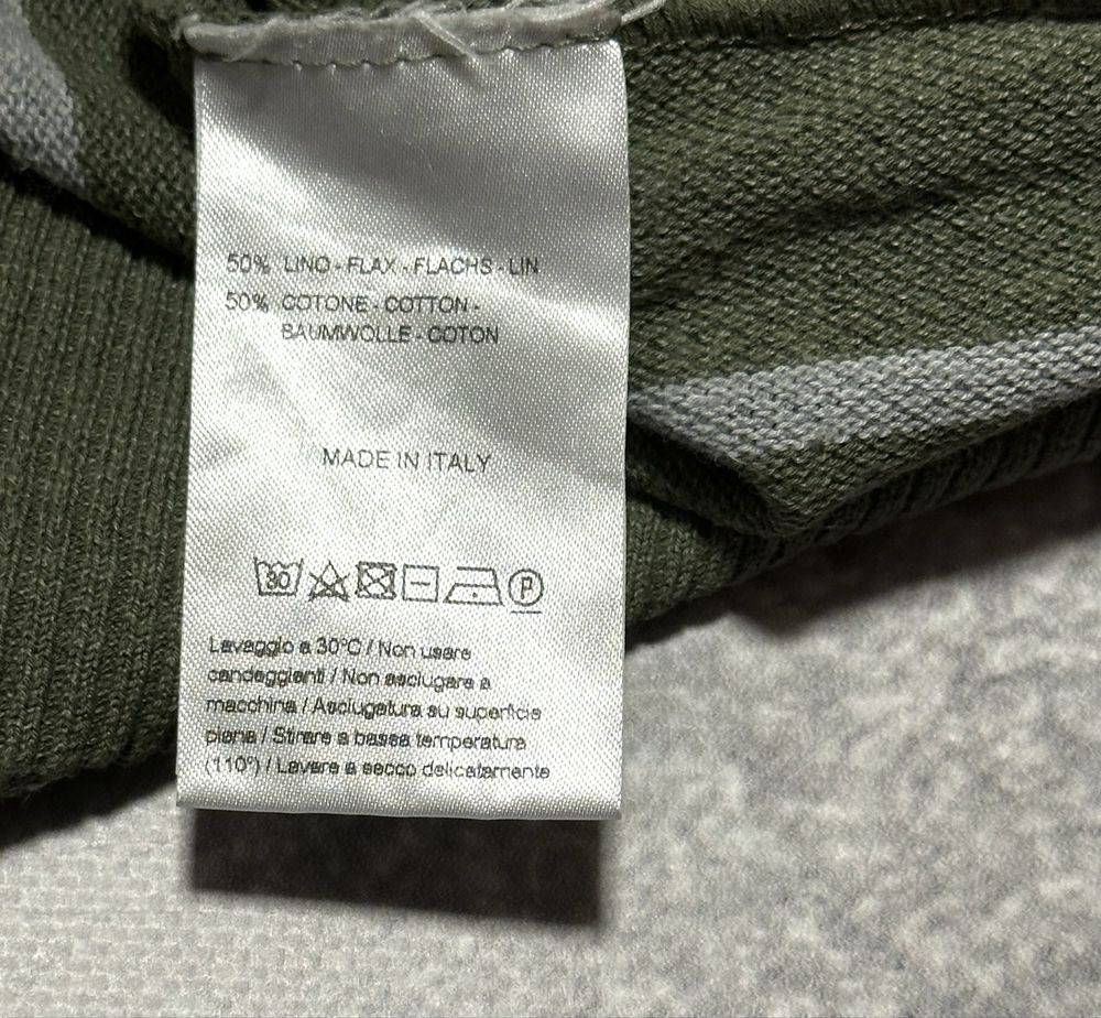 Лляне поло Gallia made in Italy (оригінал), розмір L