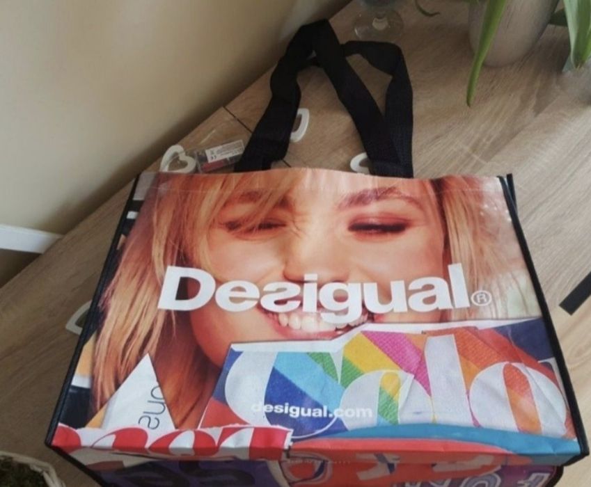 Torba Desigual na zakupy plażę shopping.