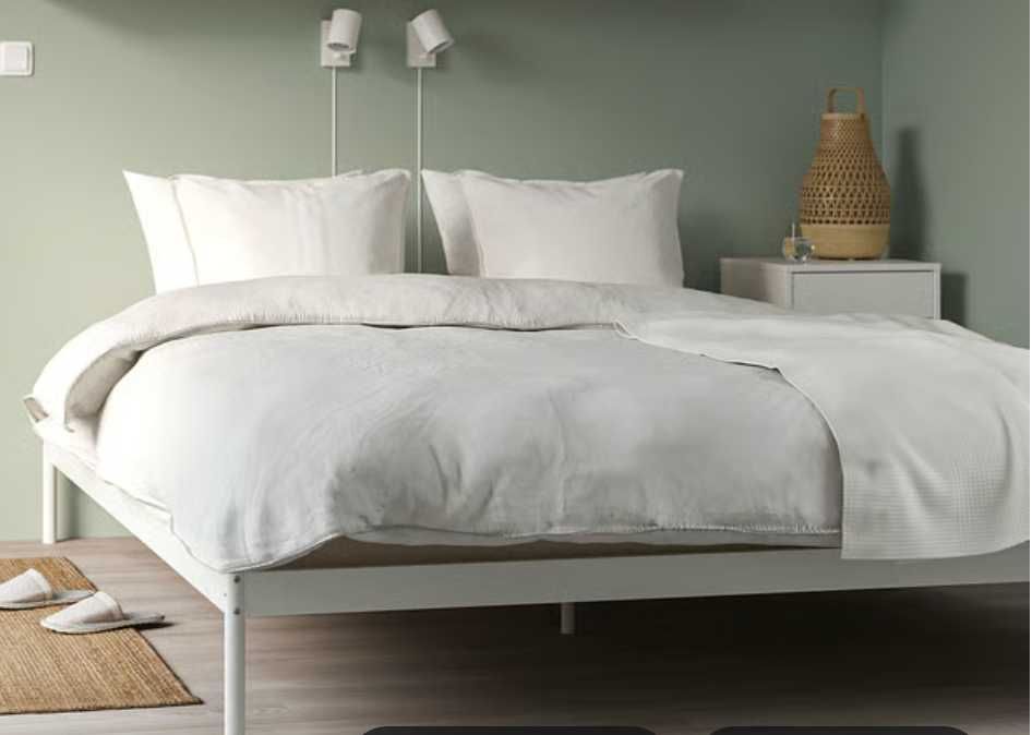 White Queen IKEA Minimalist Bedframe great condition