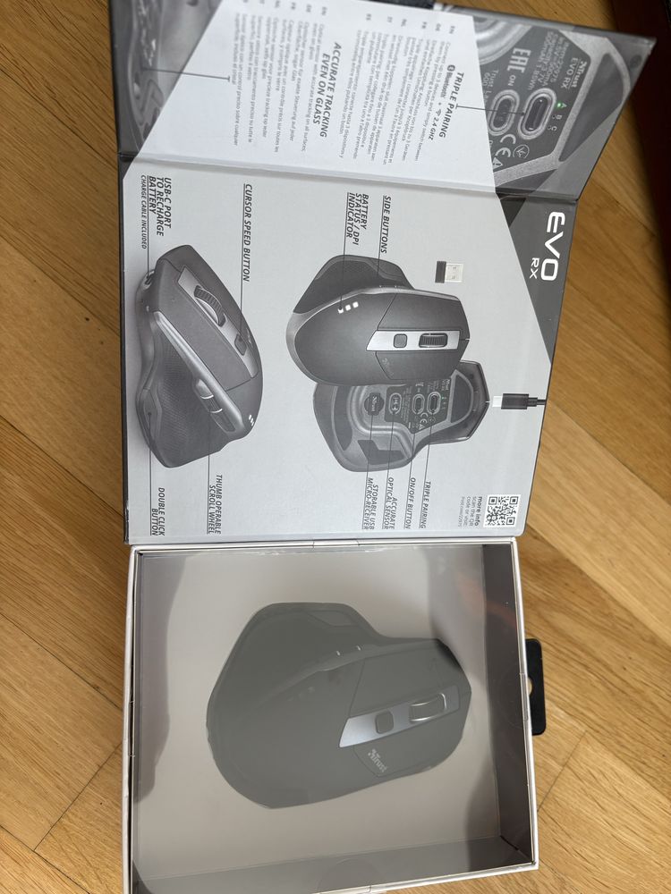 EVO RX advanced wireless mouse trust . Ігрова миша, нова