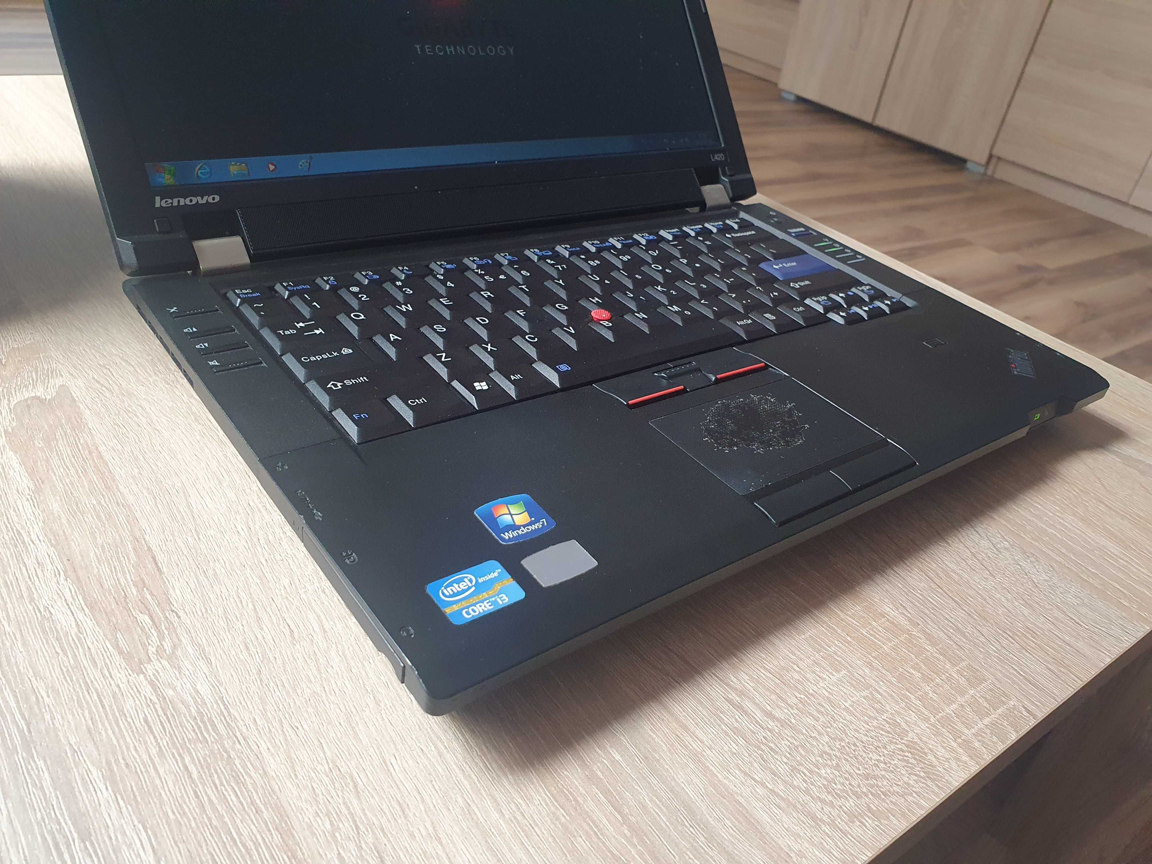 Pancerny laptop do warsztatu i garażu Lenovo L420 i3 8gb ram, SSD