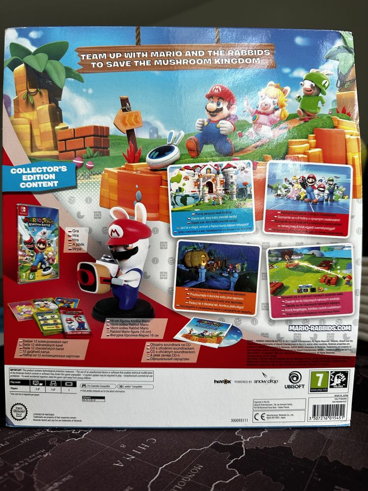 Mario Rabbids Kingdom Battle Collector’s Edition kart soundtrac bezgry