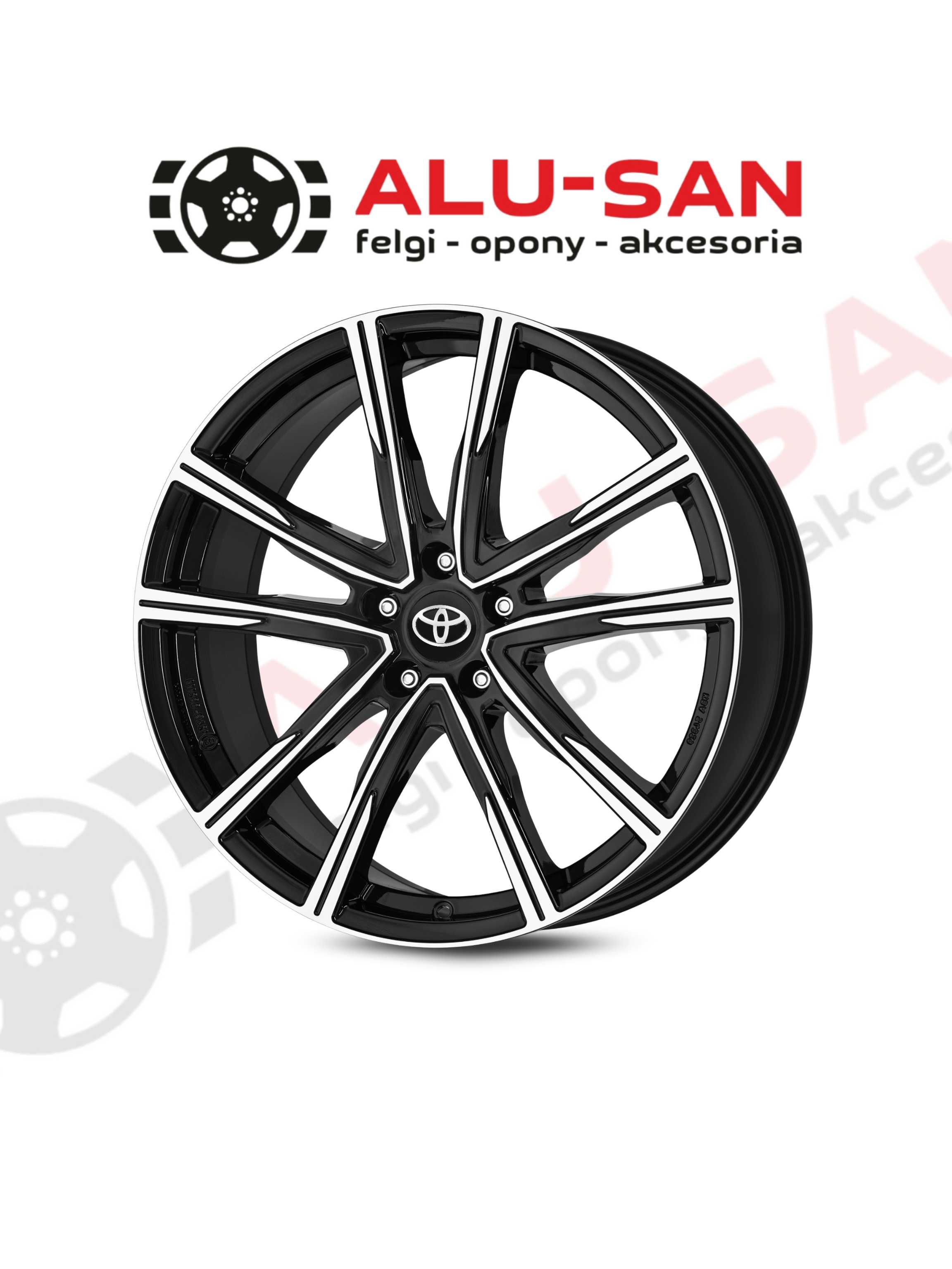 Nowe Alufelgi 19" TOYOTA AURIS C-HR CAMRY YARIS CROSS Czarny Poler