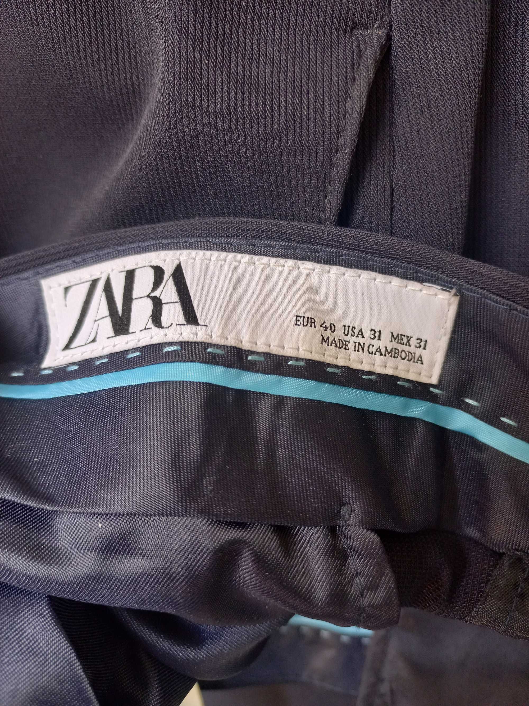 Чоловічий костюм Zara Traveler, темно синій. Розмір 46-48.