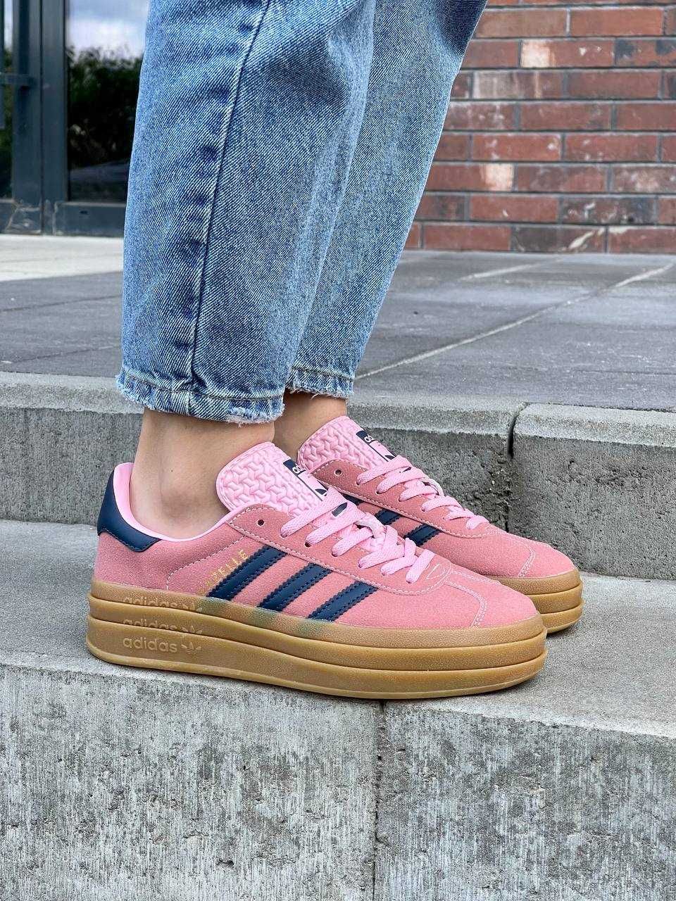 Жіночі кросівки Adidas Gazelle Bold Pink Glow (36-40 р.)