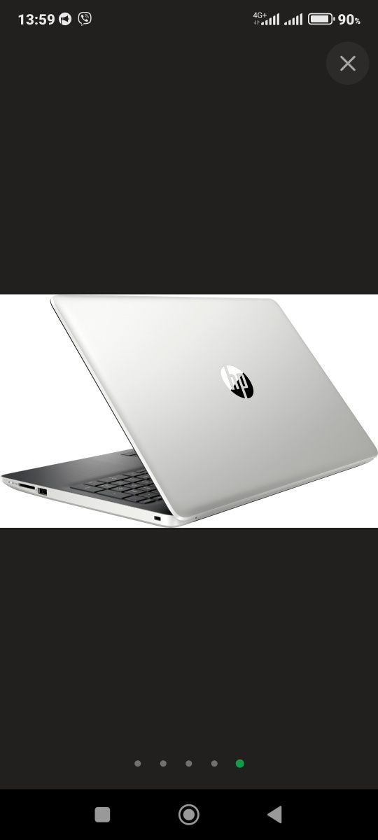 Ноутбук HP 15-db1004ua Silver, 12/SSD256 ідеал, Win 10pro ліцензія