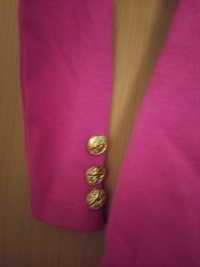 Sukienka prążek amarantowa