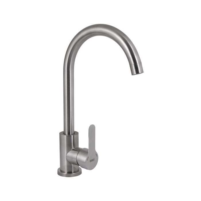 Змішувач для кухні Brinex Pure 015F, Nickel (k35) BRIPUR015FNKL