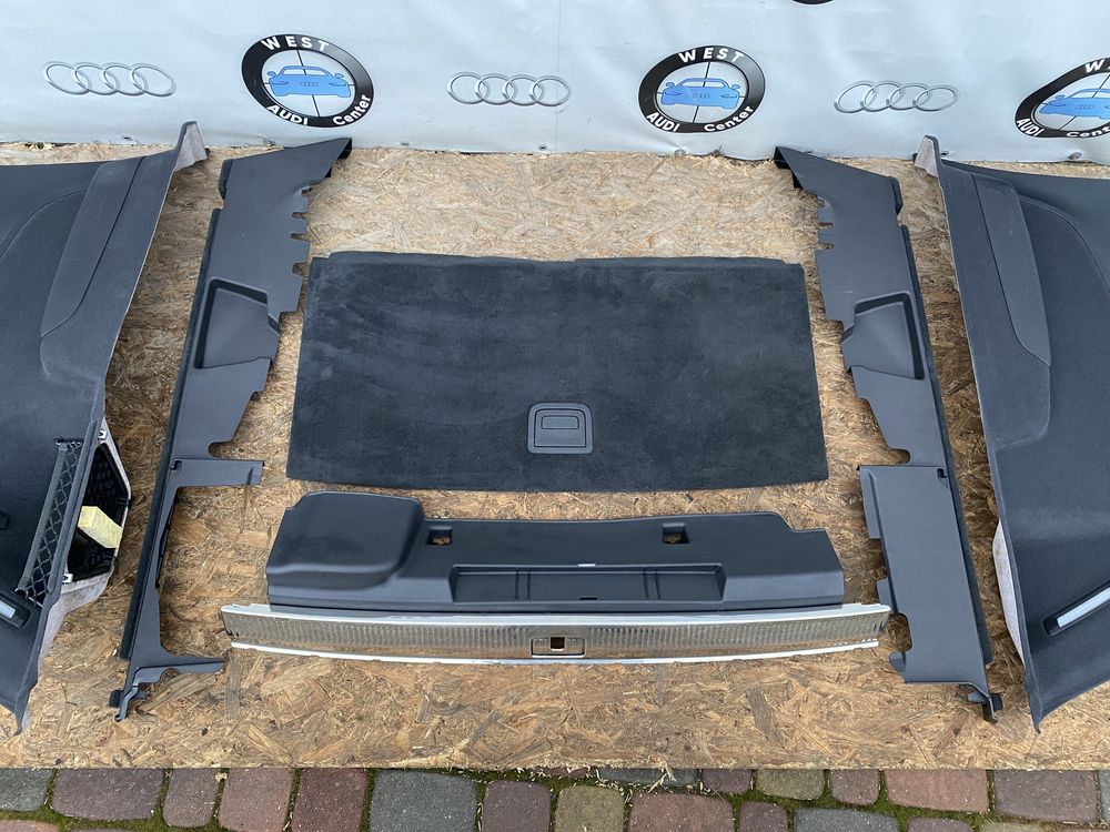 Audi Q7 4M0 Задні обшивки багажника ауді ку7 задні карти багажника