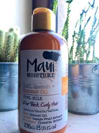 Creme nutriente para cabelo ondulado MAUI Moisture com Coconut Oil