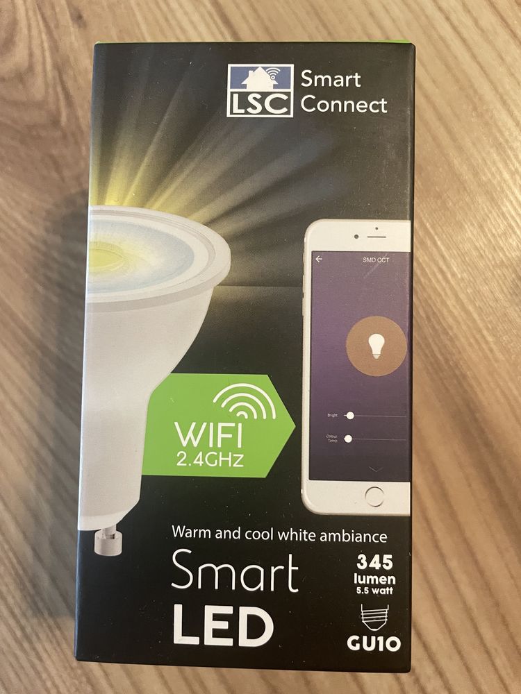 Żarówka smart led wifi 5,5W 345 lumen