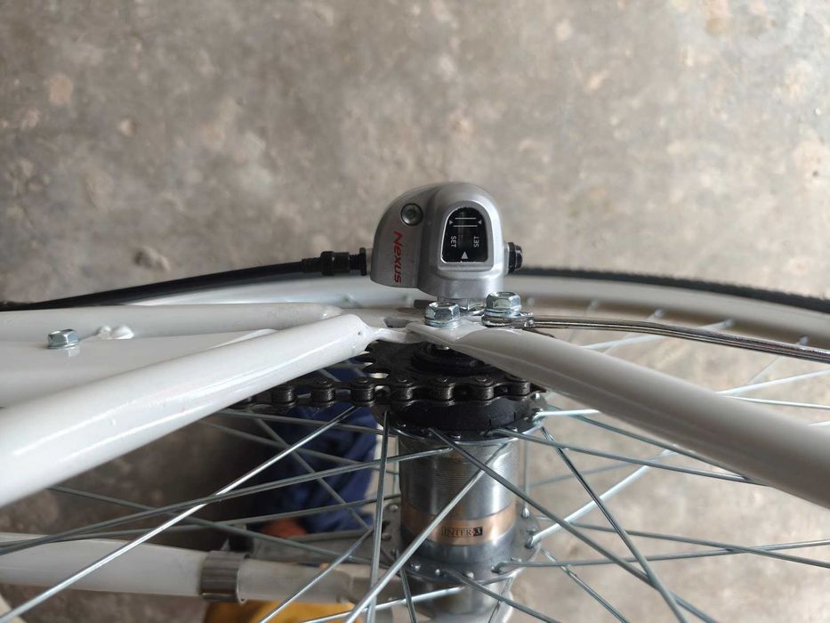 Rower miejski Indiana Moena S3B 28 cali Biały