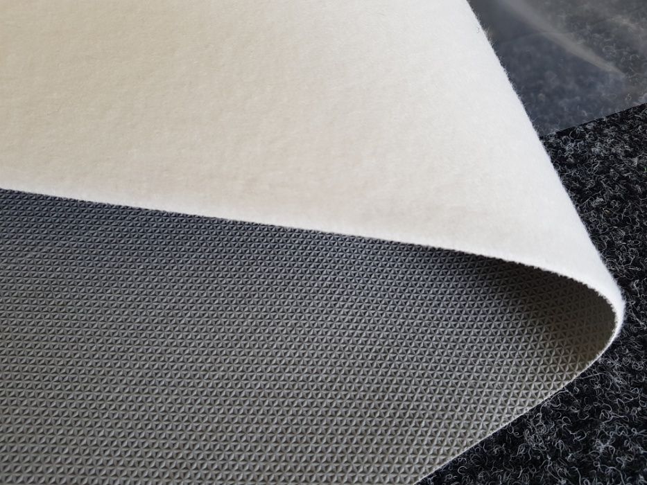 Biały dywan chodnik ślub Premium podkład podgumowany 1m