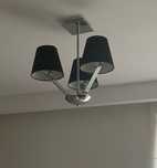 Lampa sufitowa MAXlight Orlando 5103/3A Cr WH chrom/czarny + kinkiety