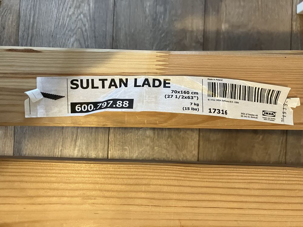 Łóżeczko dziecięce Ikea Sultan Lade