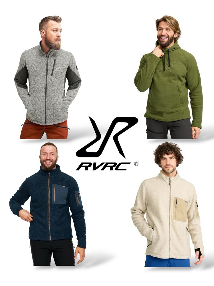 Нові‼️кофти RVRC чоловічі теплі флісові шерпи худі трекінгові
