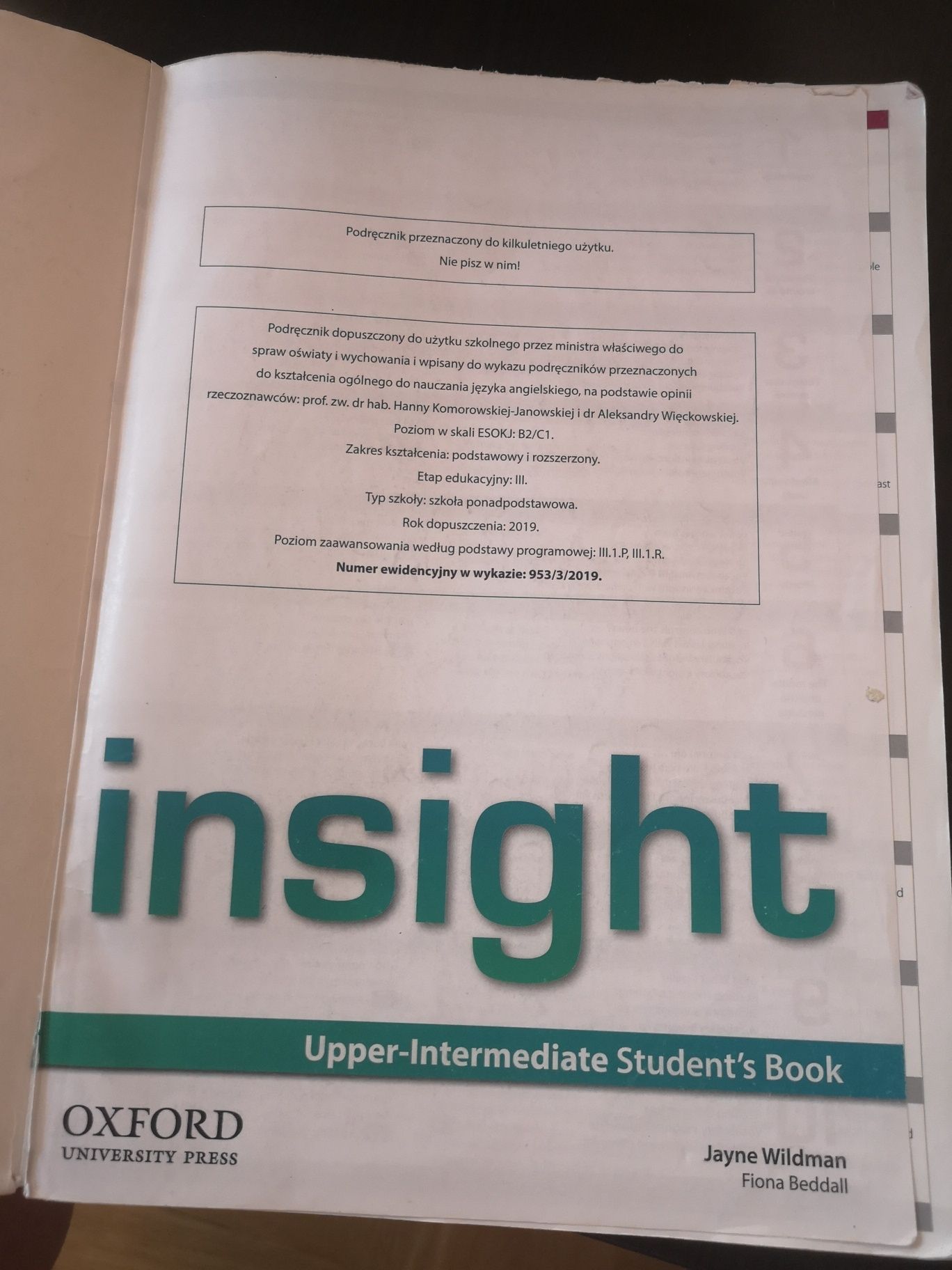 Podręcznik Insight B2/C1