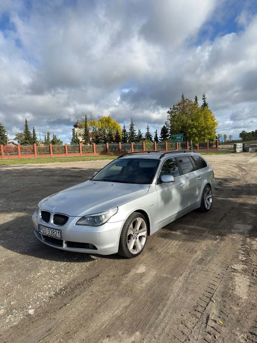 BMW Seria 5 BMW e60 Seria 5 535d piękny stan, oryginalny przebieg, duży serwis HAK