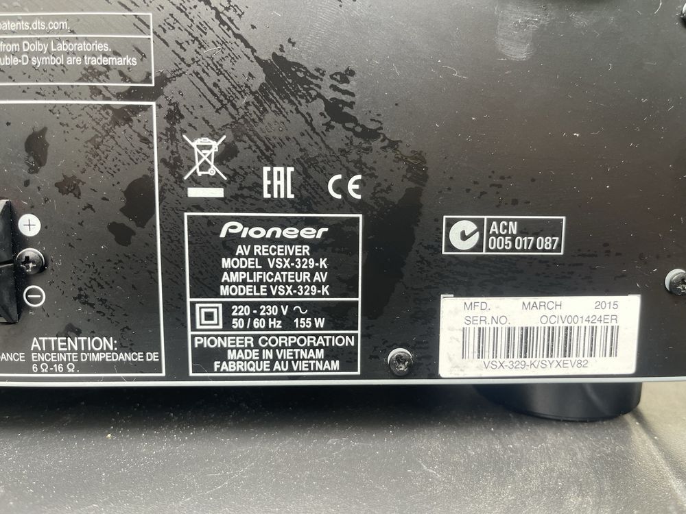 Pioneer VSX-329-K
