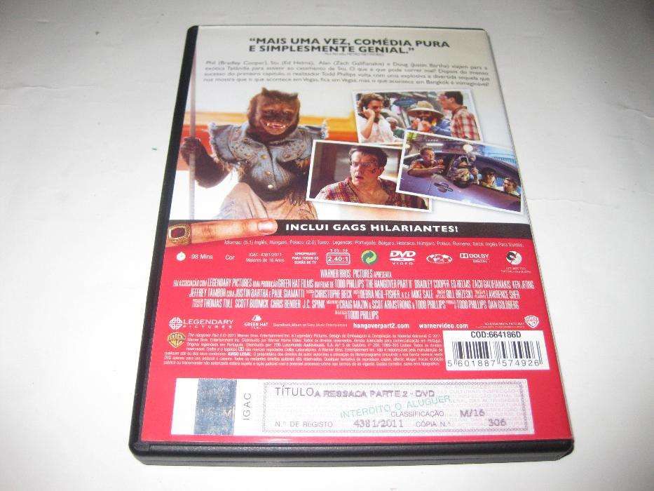 DVD "A Ressaca - Parte II" com Bradley Cooper