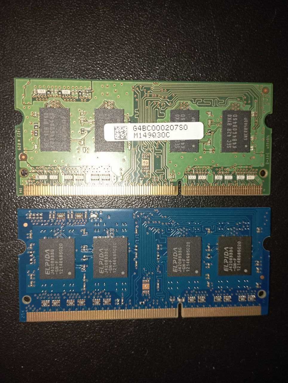 RAM оперативка DDR3 sodimm 4-8gb crucial samsung