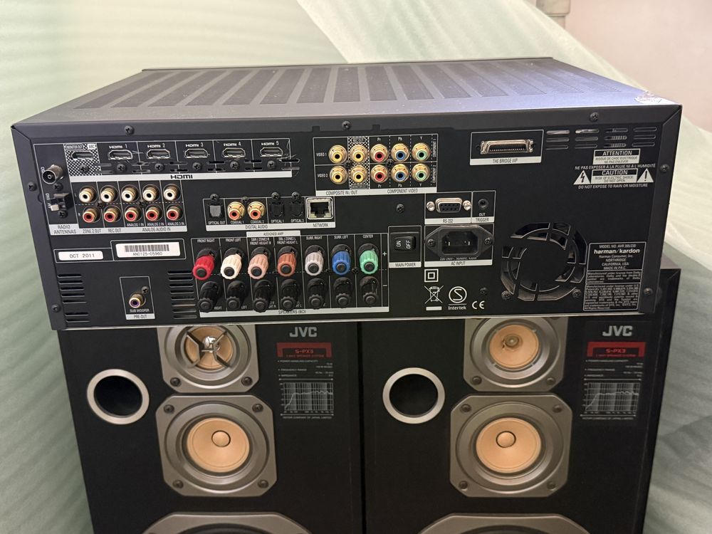Harman Kardon 265 AVR + kolumny JVC S-PX3 + Subwoofer hts5560 philips