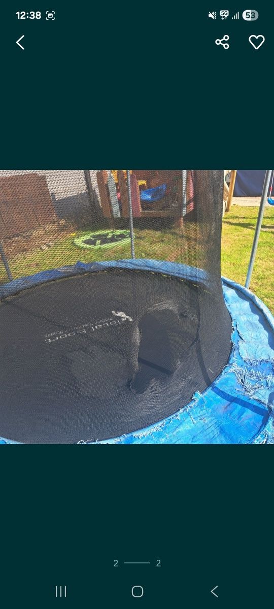 Trampolina ogrodowa