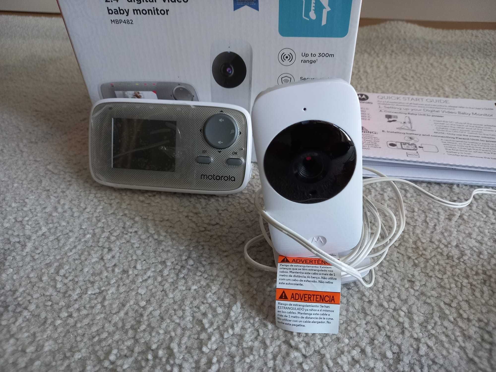câmara e intercomunicador para bebé Motorola como novo
