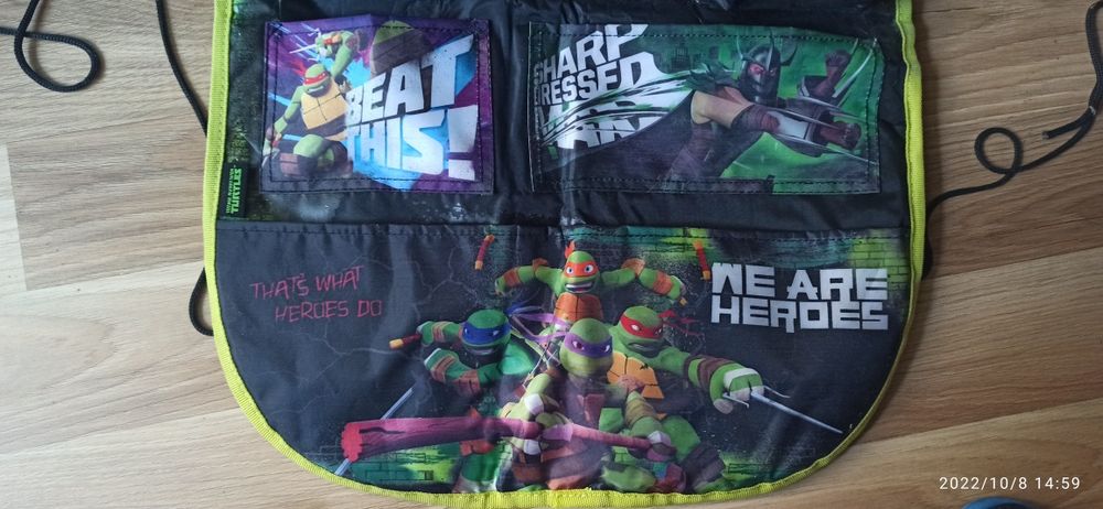 Organizer na siedzenie samochodu wojownicze żółwie ninja