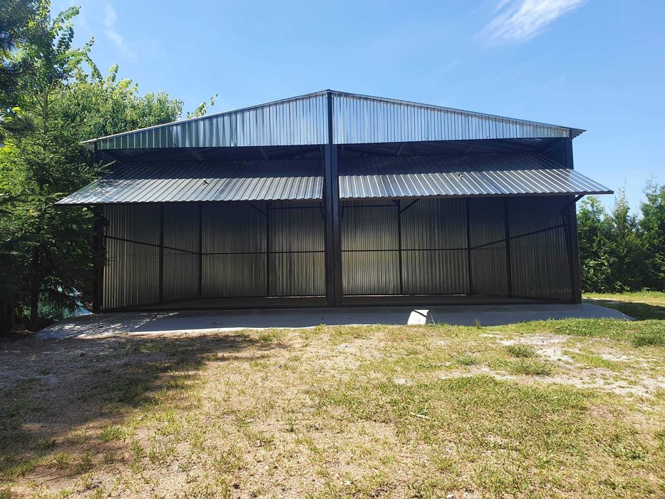 Garaż blaszak 6x5 dwuspad Magazyn wiata Hala Producent 6x8 5x7 7x7 6x6