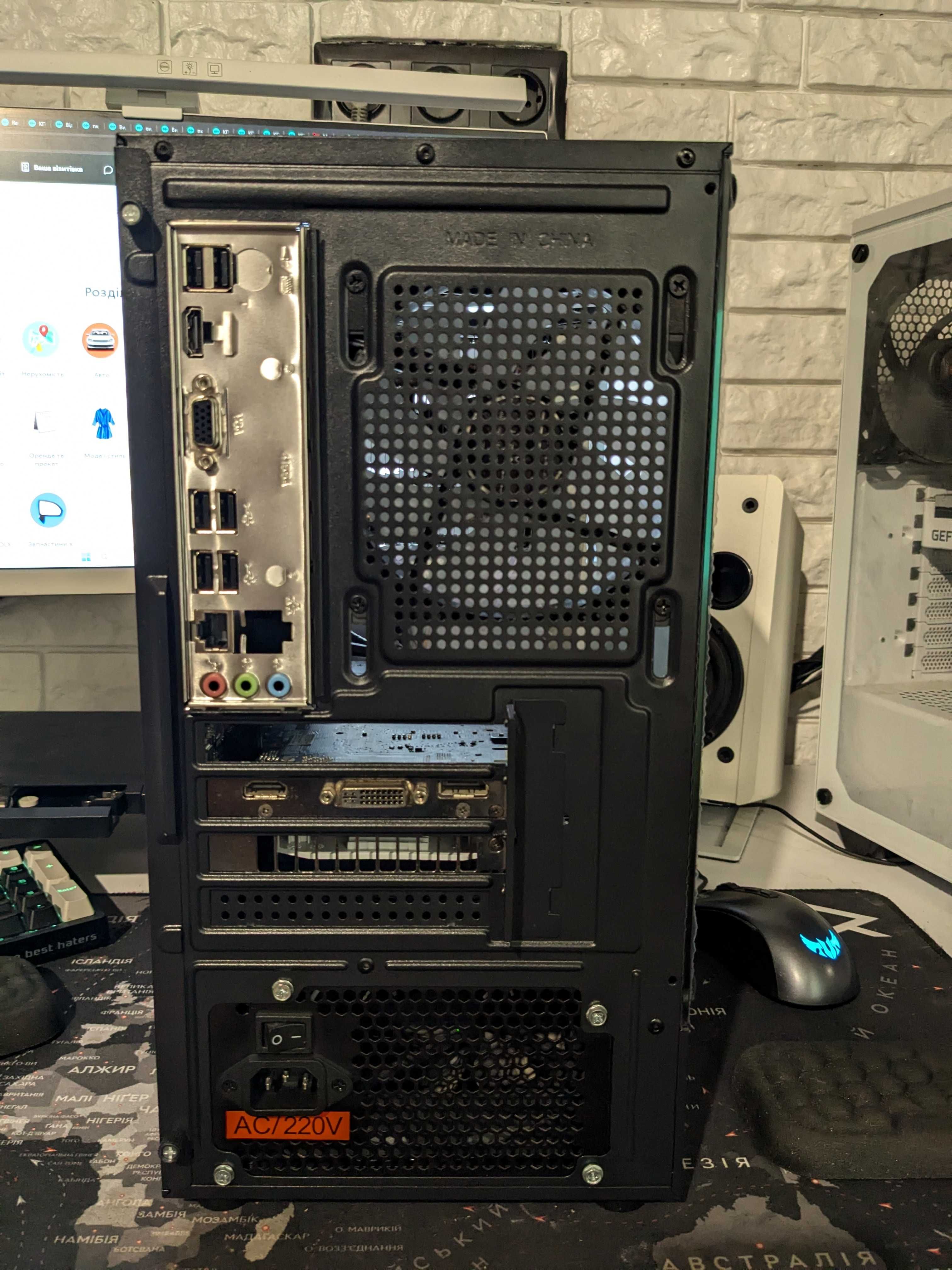 Стилізований Ігровий ПК: RAM 16 GB/ i5 / Asus GTX950 / RGB Башня Win11