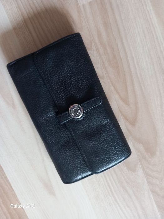Hermes skórzany portfel vintage duzy