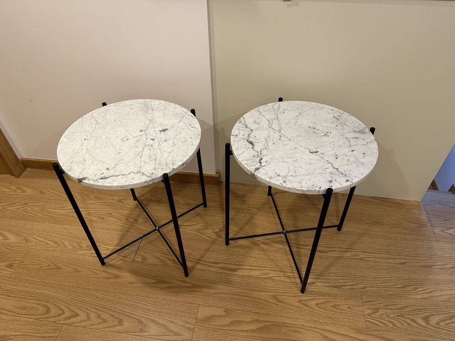 Mesas em marmore carrara