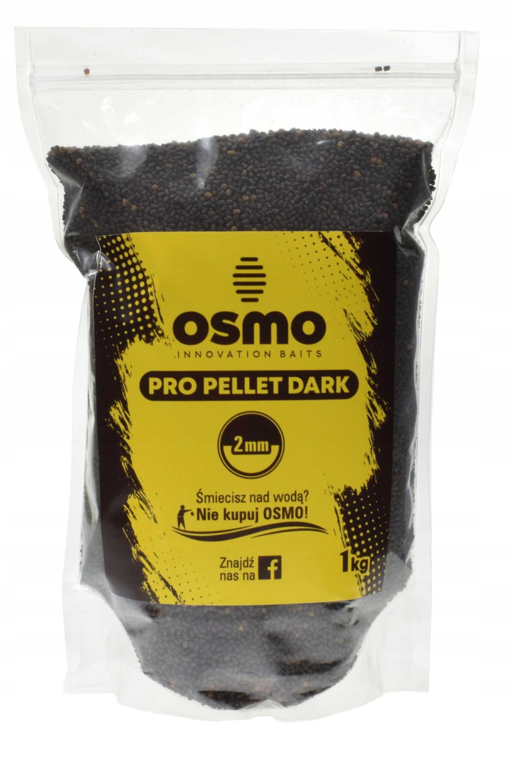 OSMO Pro Pellet Dark 2 mm zanętowy Method Feeder 900 g ciemny