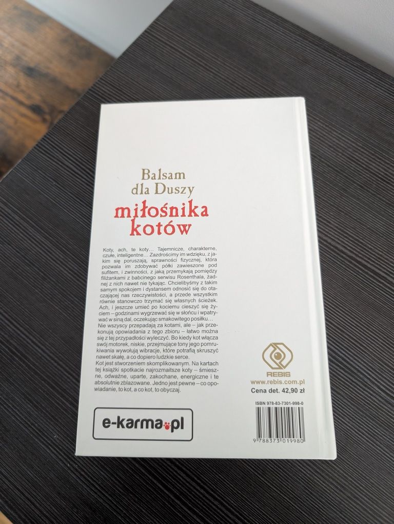 Książka "Balsam dla duszy miłośnika kotów"