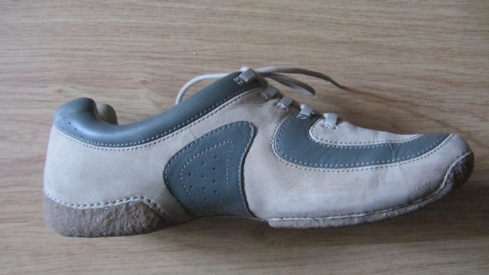 Женские кожаные туфли - мокасины Clarks 39 р.