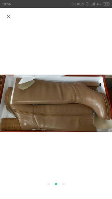 Шикарні чоботи єврозима , натуральна шкіра+цигейка!