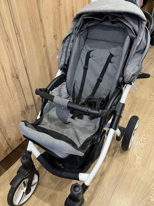 Wózek Bebetto Luca 2w1 – gondola + spacerówka, komplet akcesoriów