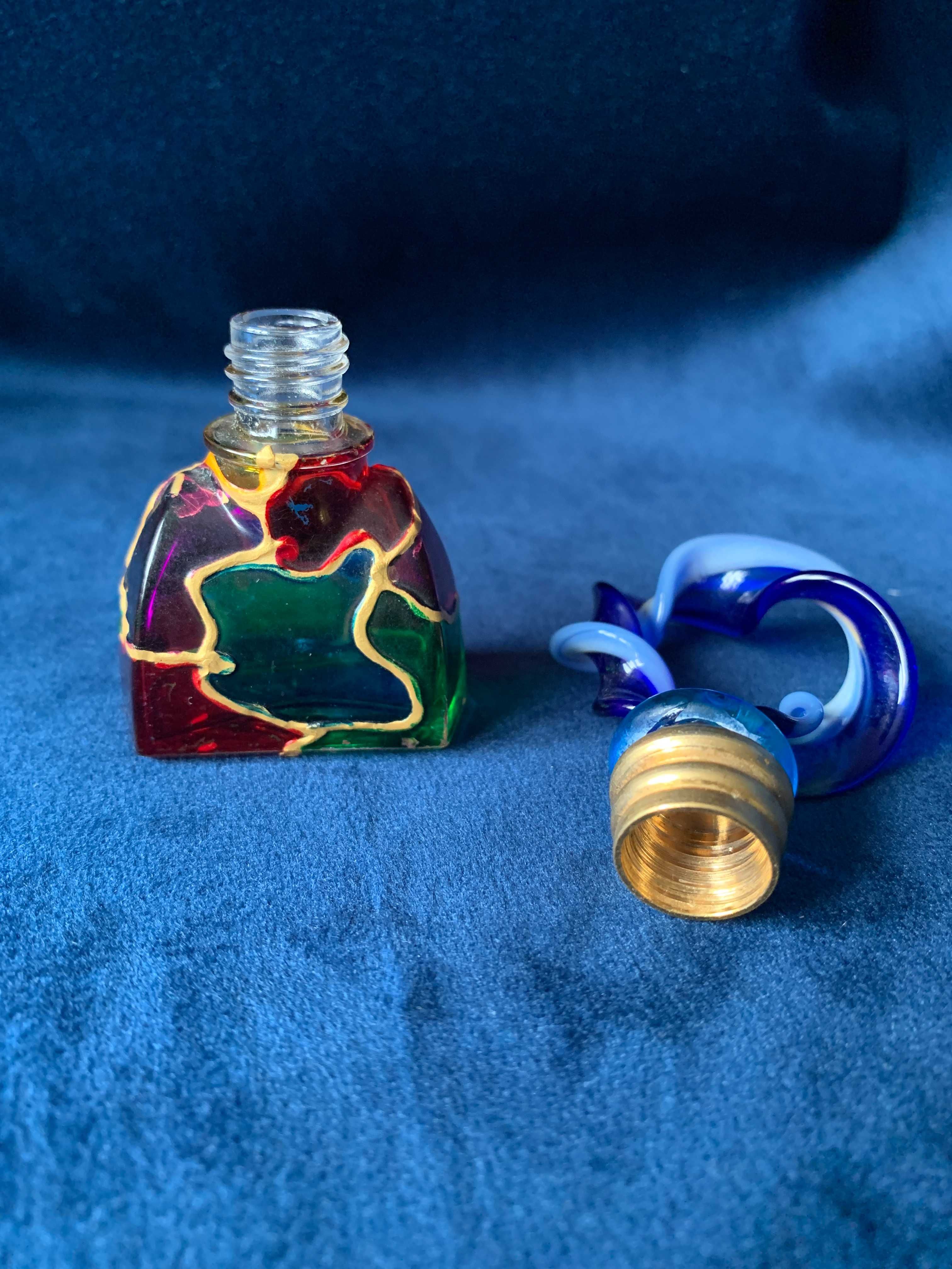 buteleczka flakonik szkło Murano Wenecja 1996 r.