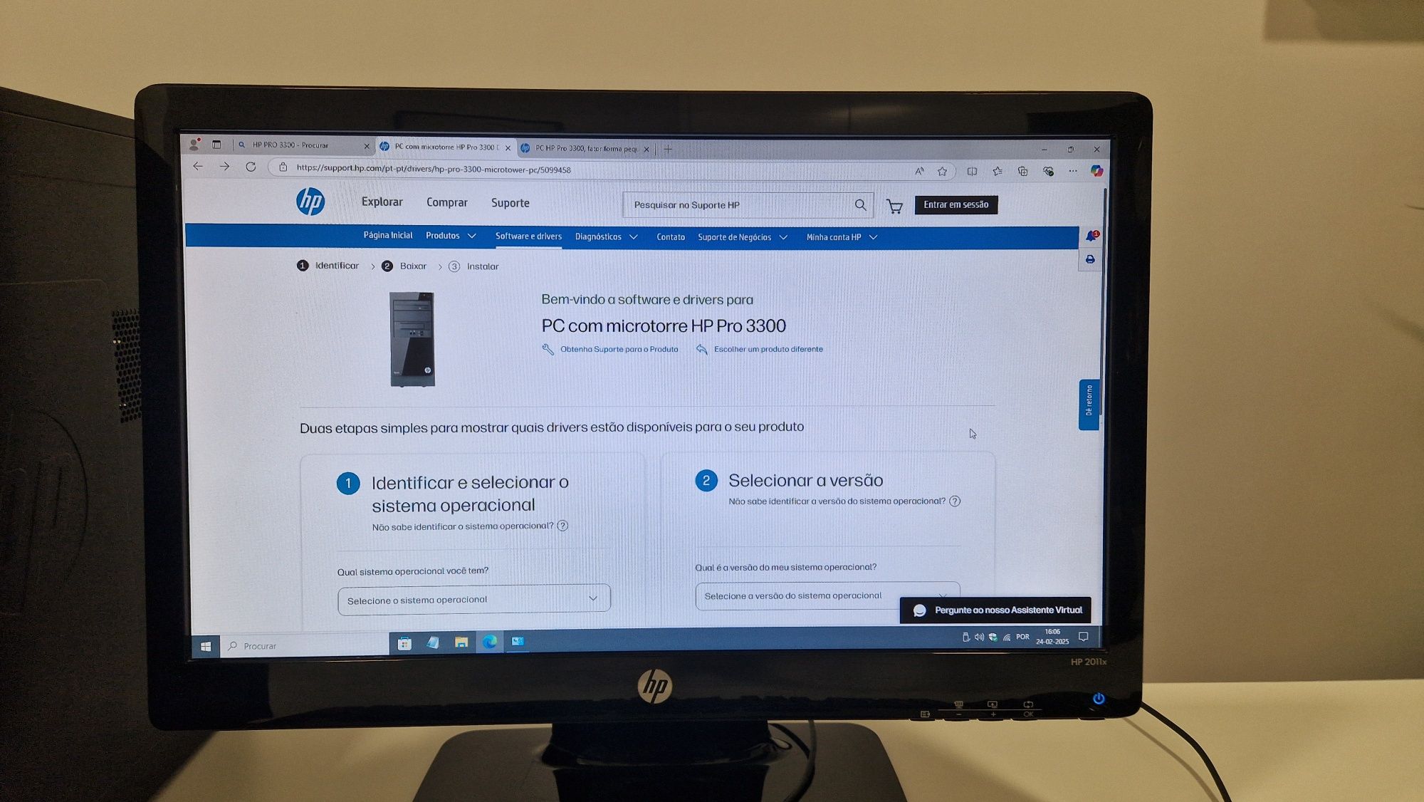 HP Pro 3300 (i3, 250GB SSD, 4GB RAM)