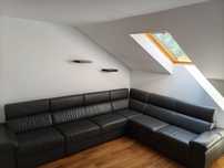 Etap Sofa / Skóra naturalna / ciemny szary grafit / Skórzany narożnik