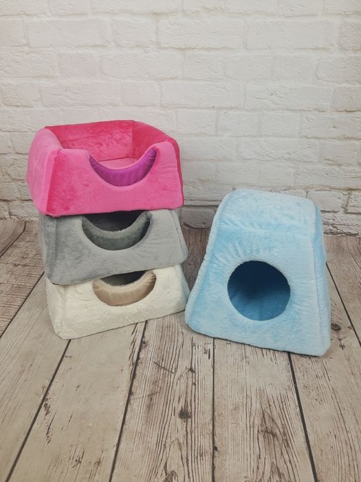 Nowe legowisko budka dla szczeniaka małego pieska psa