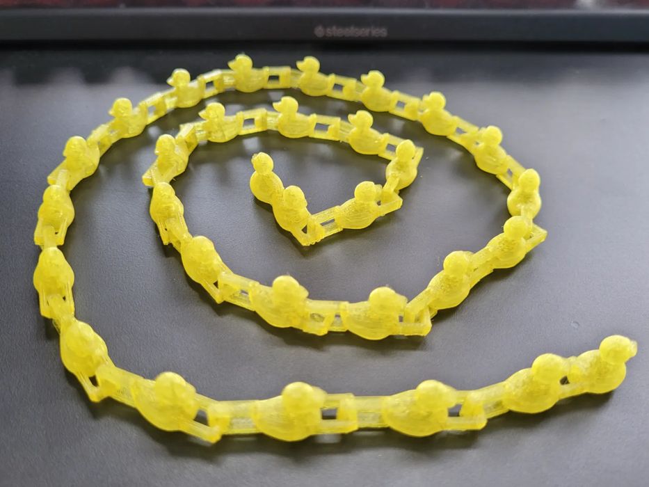 Corrente de Patinhos de Borracha (mais de 75cm)