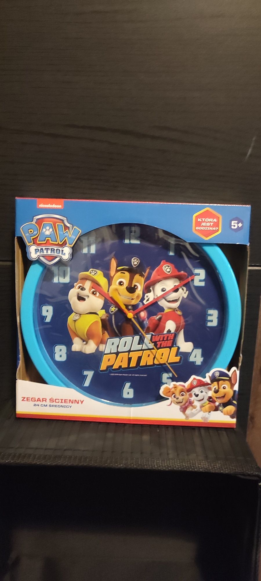 Zegar ścienny Psi Patrol