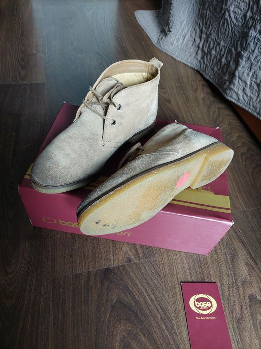 Botas camurça beges