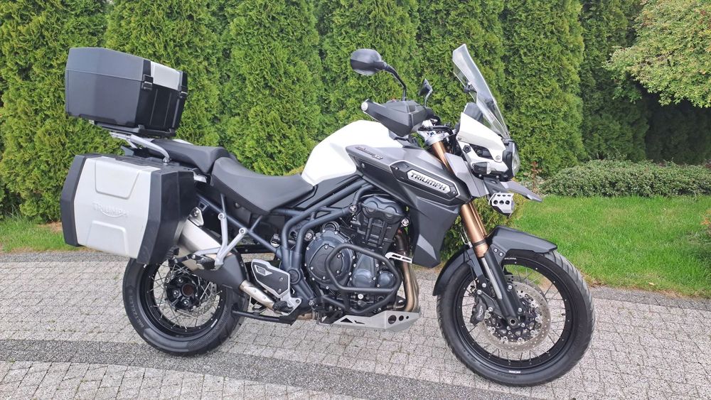 Triumph Tiger Tiger 1200 xc+ 3 kufry 2014 tylko 51tyś km BEZWYPADEK nowe opony RATY